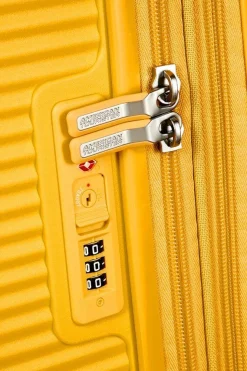 Trolley espandibile American Tourister Soundbox 67cm Golden Yellow