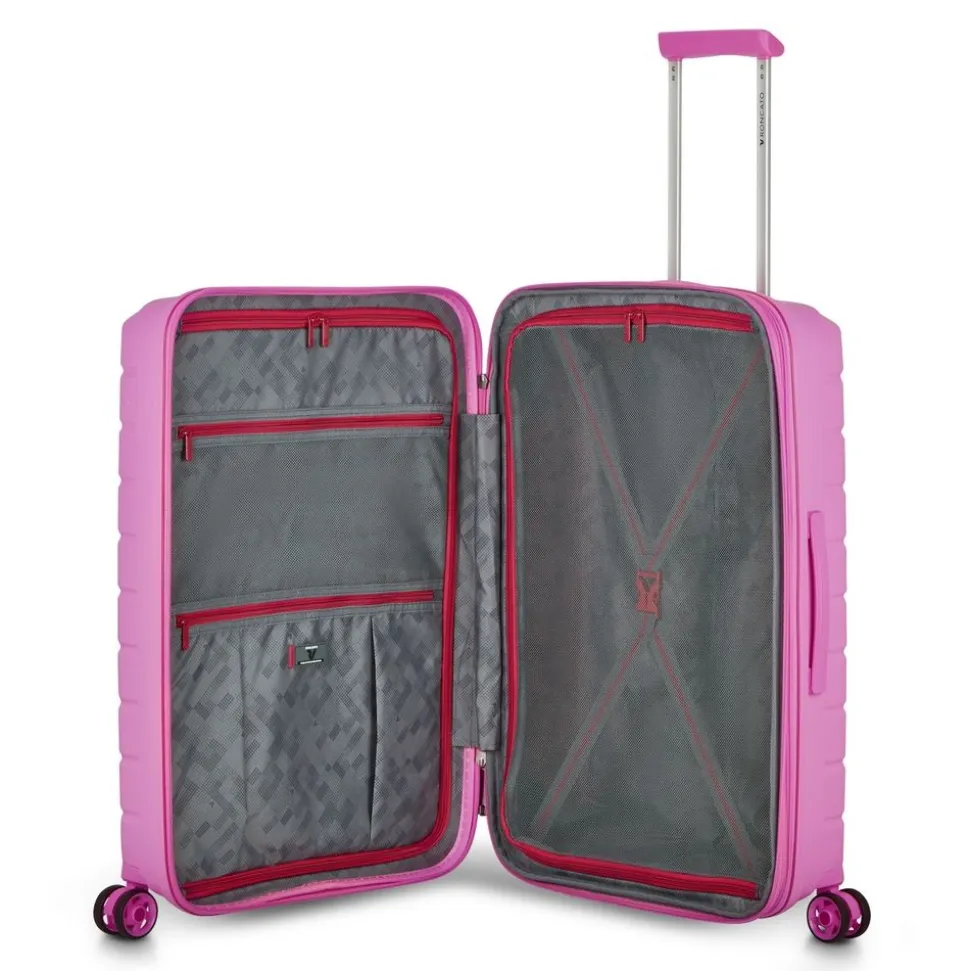 Trolley espandibile Roncato B-Flying medio 8182 Rosa