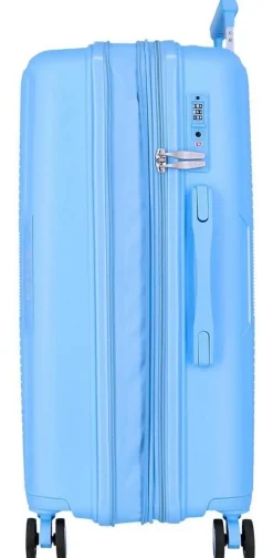 Trolley grande espandibile Movom Inari Azzurro
