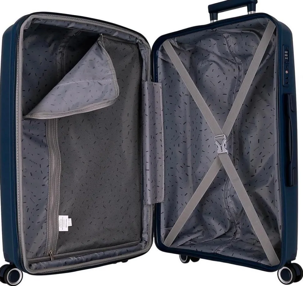 Trolley grande espandibile Movom Inari Blu