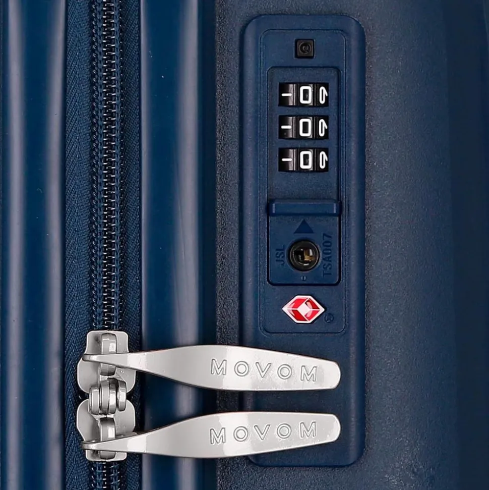 Trolley grande espandibile Movom Inari Blu