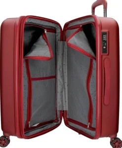 Trolley grande espandibile Movom Wood Rosso