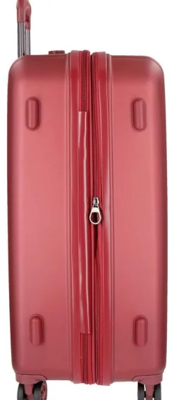 Trolley medio espandibile Movom Wood Rosso