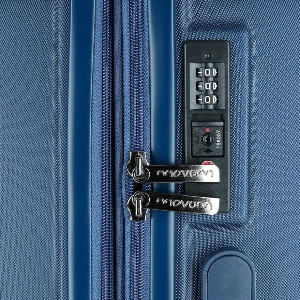 Trolley medio espandibile Movom Wood Blu
