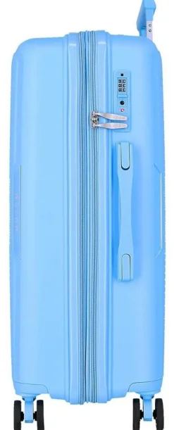 Trolley medio espandibile Movom Inari Azzurro