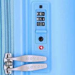 Trolley medio espandibile Movom Inari Azzurro