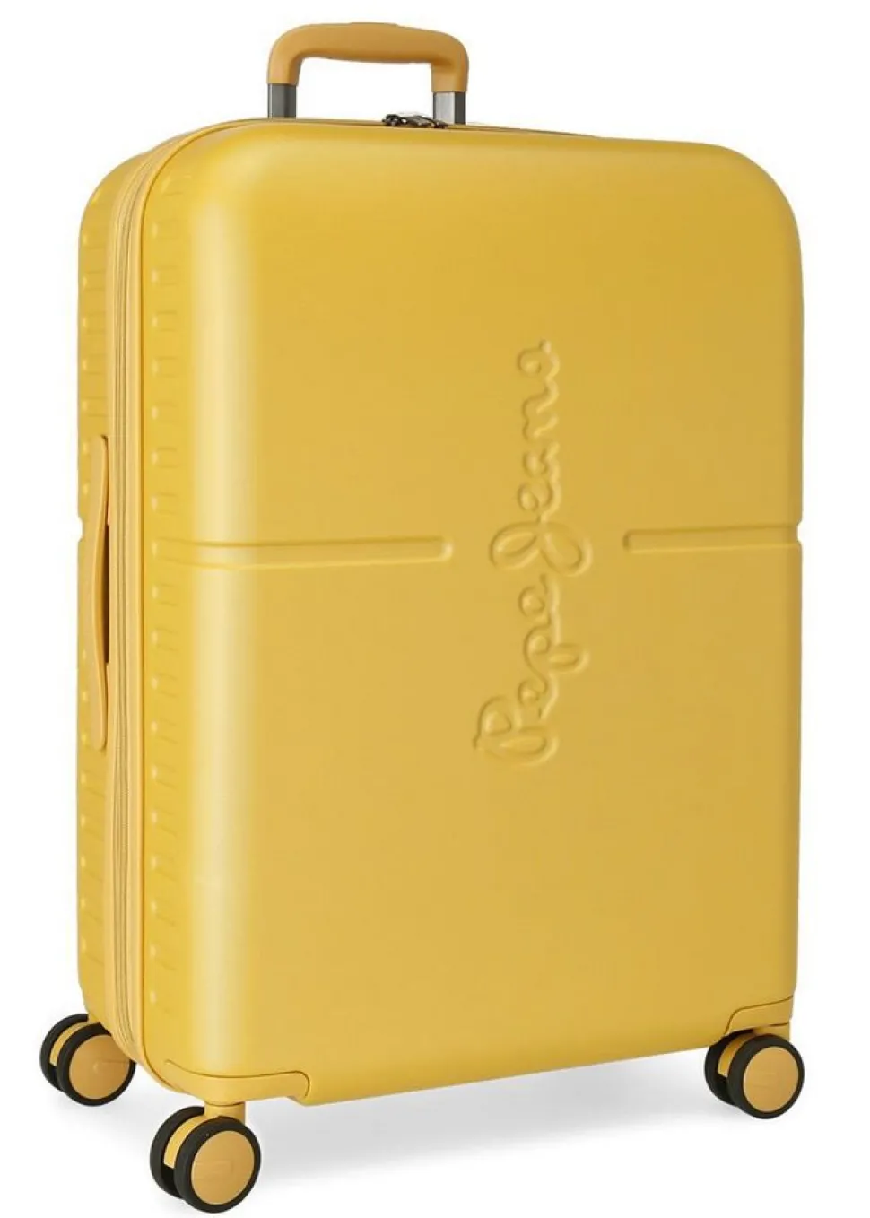 Trolley medio espandibile Pepe Jeans Highlight Ocra