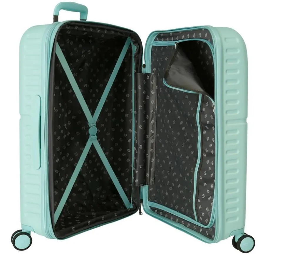 Trolley medio espandibile Pepe Jeans Highlight Turchese