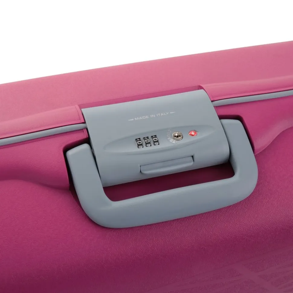 Trolley Roncato Light 4 ruote grande Magenta