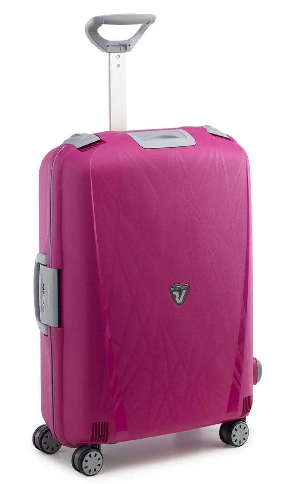 Trolley Roncato Light 4 ruote medio Magenta