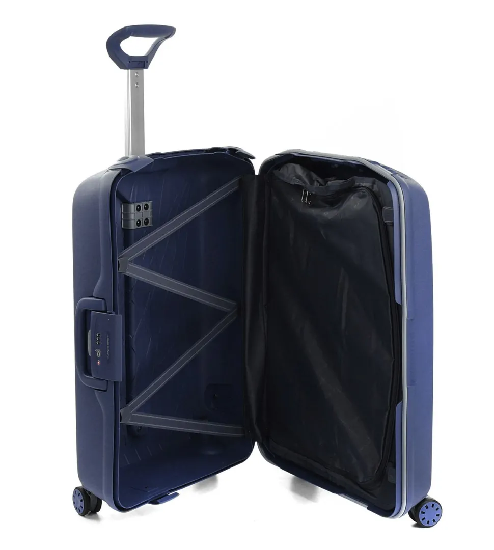 Trolley Roncato Light 4 ruote medio Navy