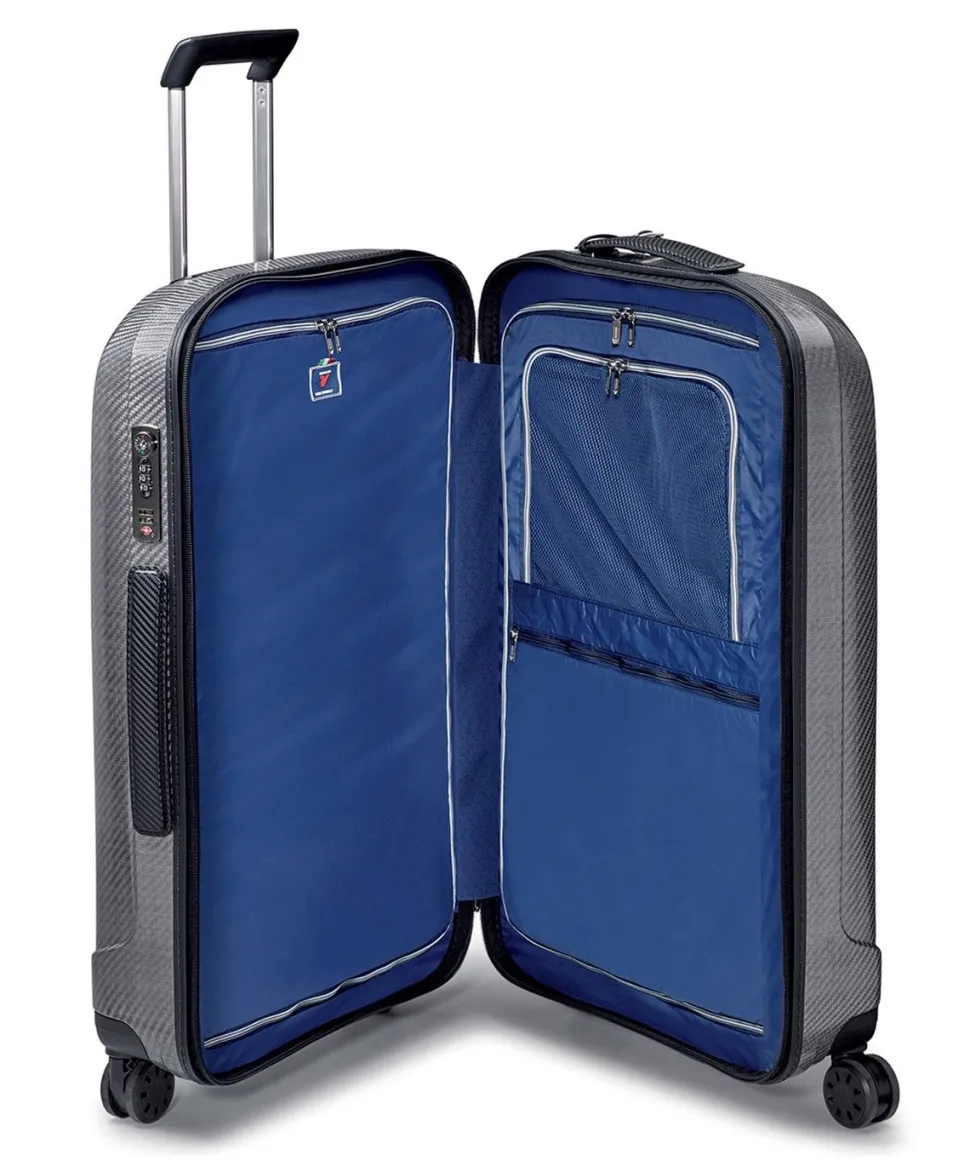 Trolley Roncato We Are Glam medio 5952 Nero/Platino