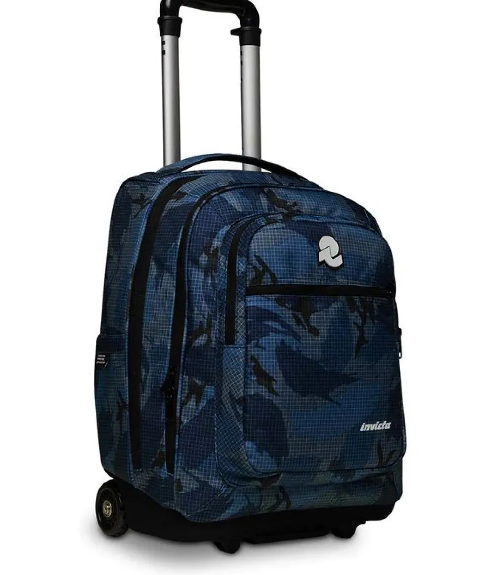 Trolley scuola Invicta New Bump Fantasy Military Camo Avio