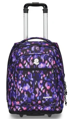Trolley scuola Invicta New Bump Fantasy Nature Watercolor