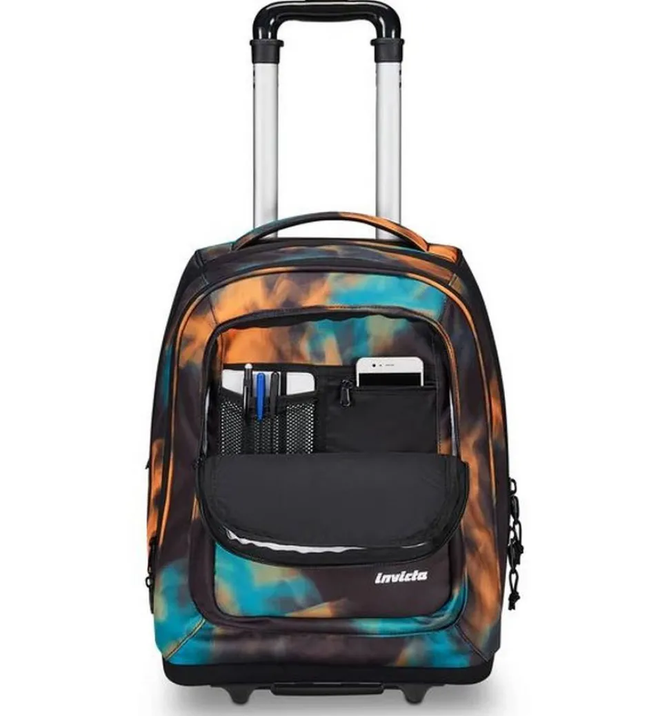 Trolley scuola Invicta New Bump Fantasy Smoky Orange