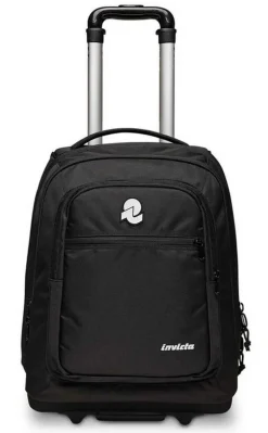 Trolley scuola Invicta New Bump Plain Nero