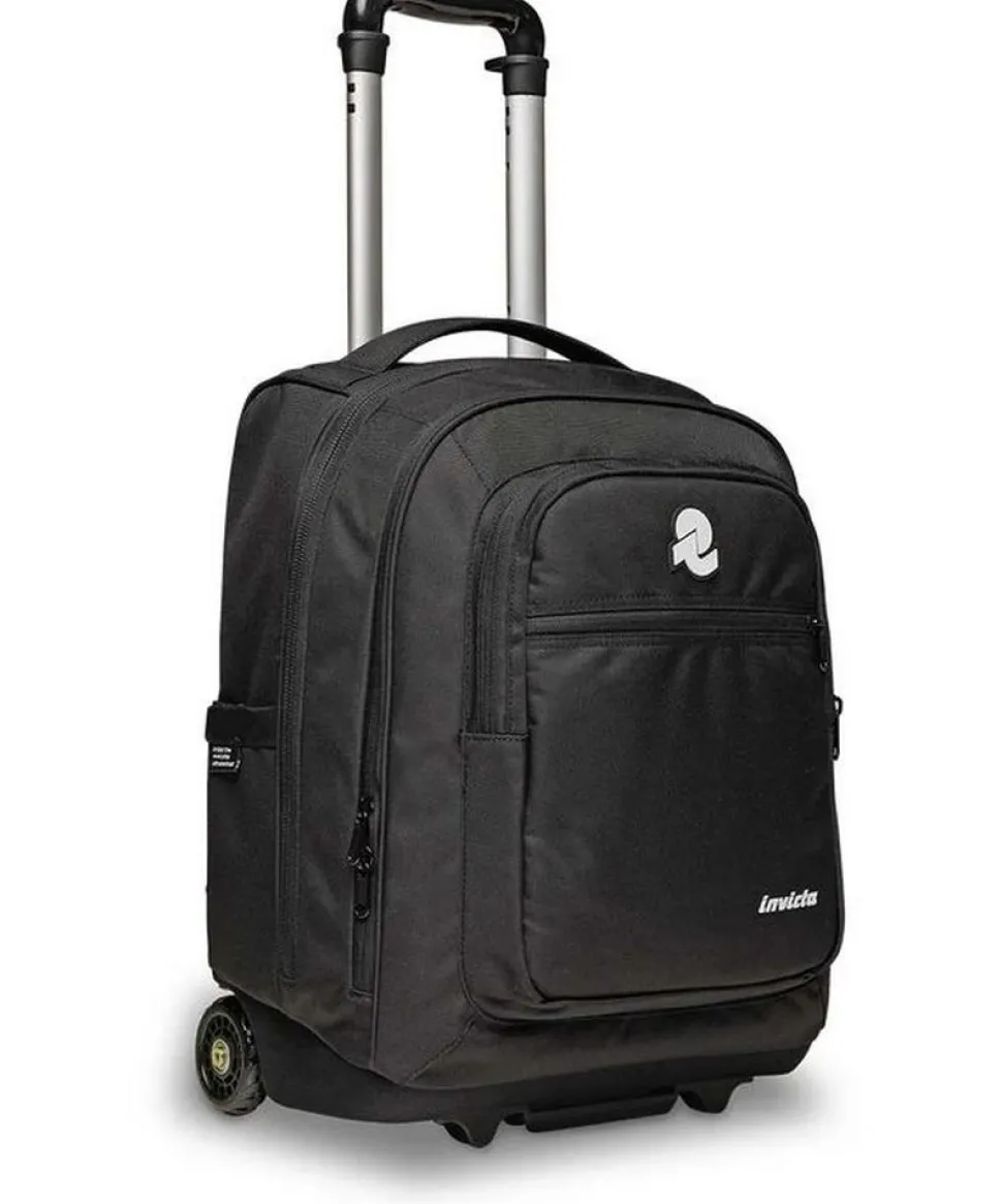 Trolley scuola Invicta New Bump Plain Nero