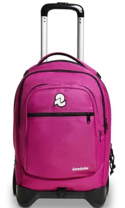 Trolley scuola Invicta New Plug Plain Festival Fuchsia