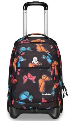 Trolley scuola Invicta New Plug Fantasy Blurry Butterfly
