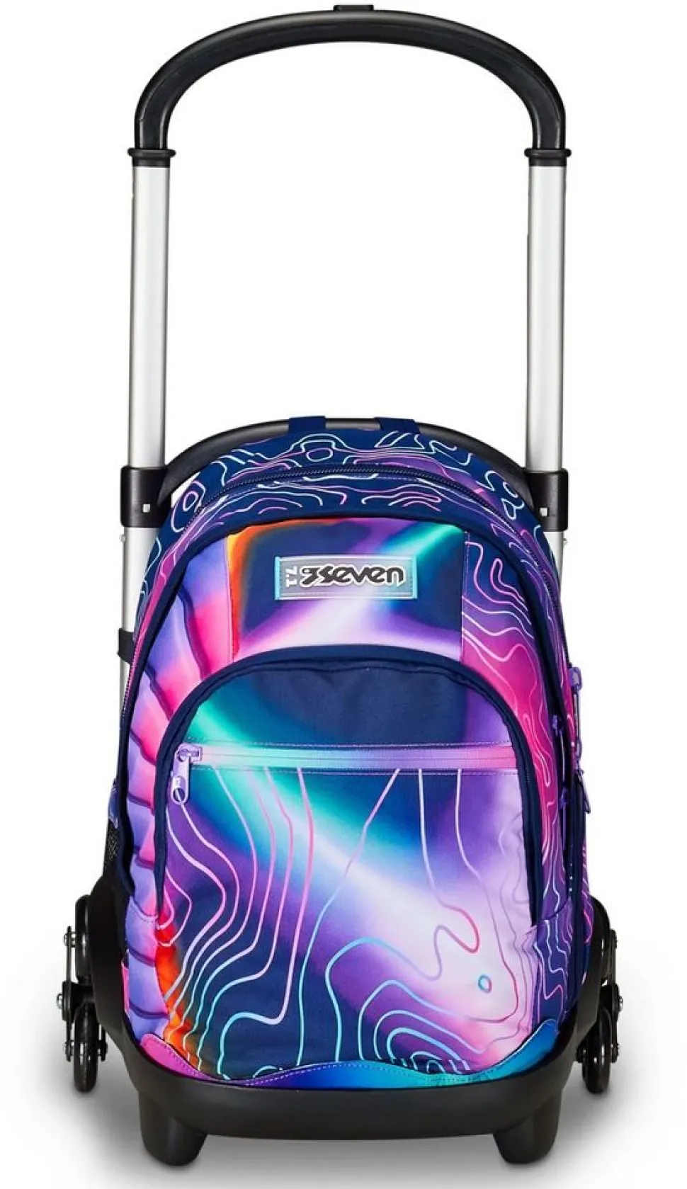 Trolley scuola 3 ruote Seven Flex Mapset Girl