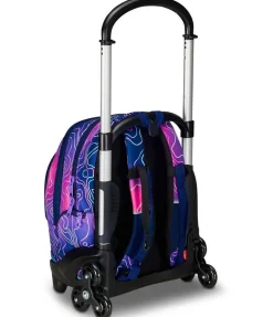 Trolley scuola 3 ruote Seven Flex Mapset Girl