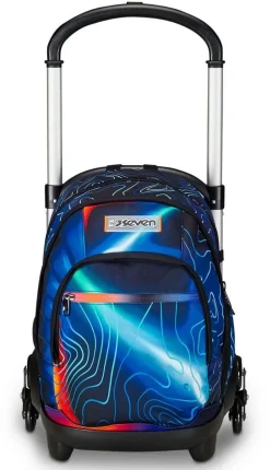 Trolley scuola 3 ruote Seven Flex Mapset Boy