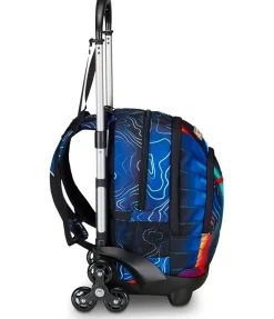 Trolley scuola 3 ruote Seven Flex Mapset Boy
