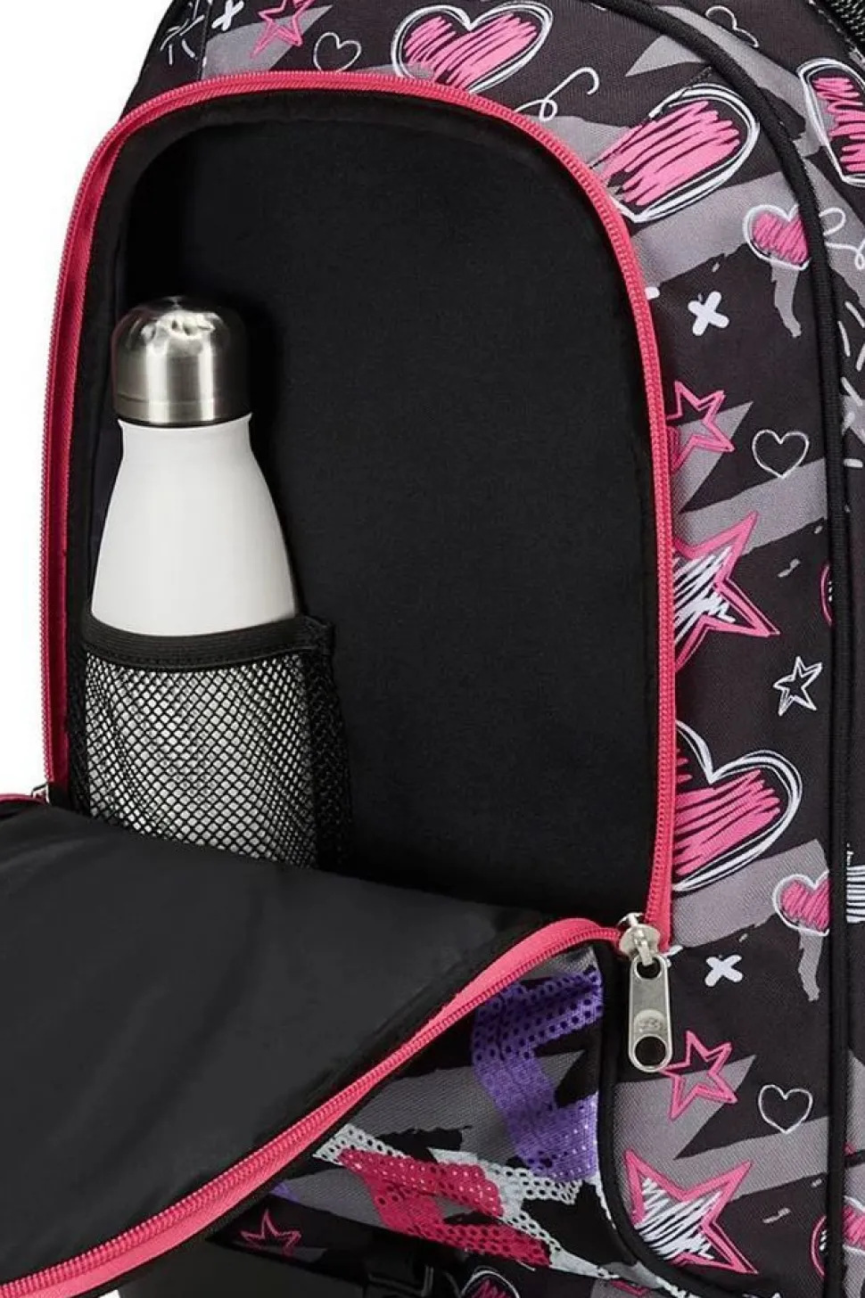 Trolley scuola Seven Jack 3 ruote Draft Heart