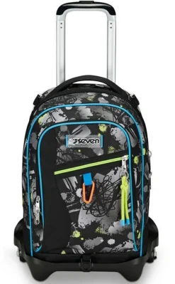 Trolley scuola Seven Jack 3 ruote Feeling Me