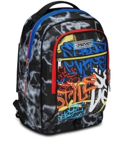 Trolley scuola Seven Jack 3 ruote Mark On Boy