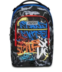 Trolley scuola Seven Jack 3 ruote Mark On Boy
