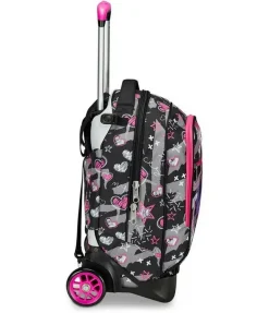 Trolley scuola Seven Jack 2 ruote Draft Heart