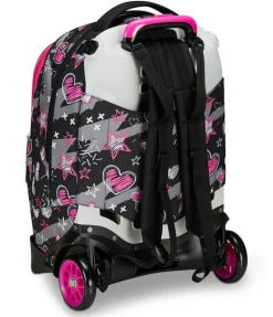 Trolley scuola Seven Jack 2 ruote Draft Heart