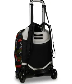 Trolley scuola Seven Jack 2 ruote Fluo Belts