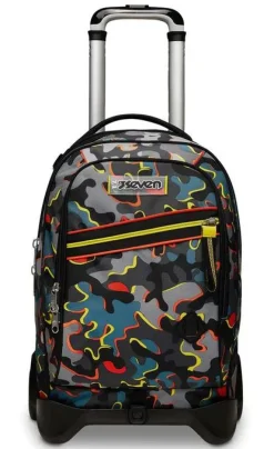 Trolley scuola Seven Jack 2 ruote Dye On
