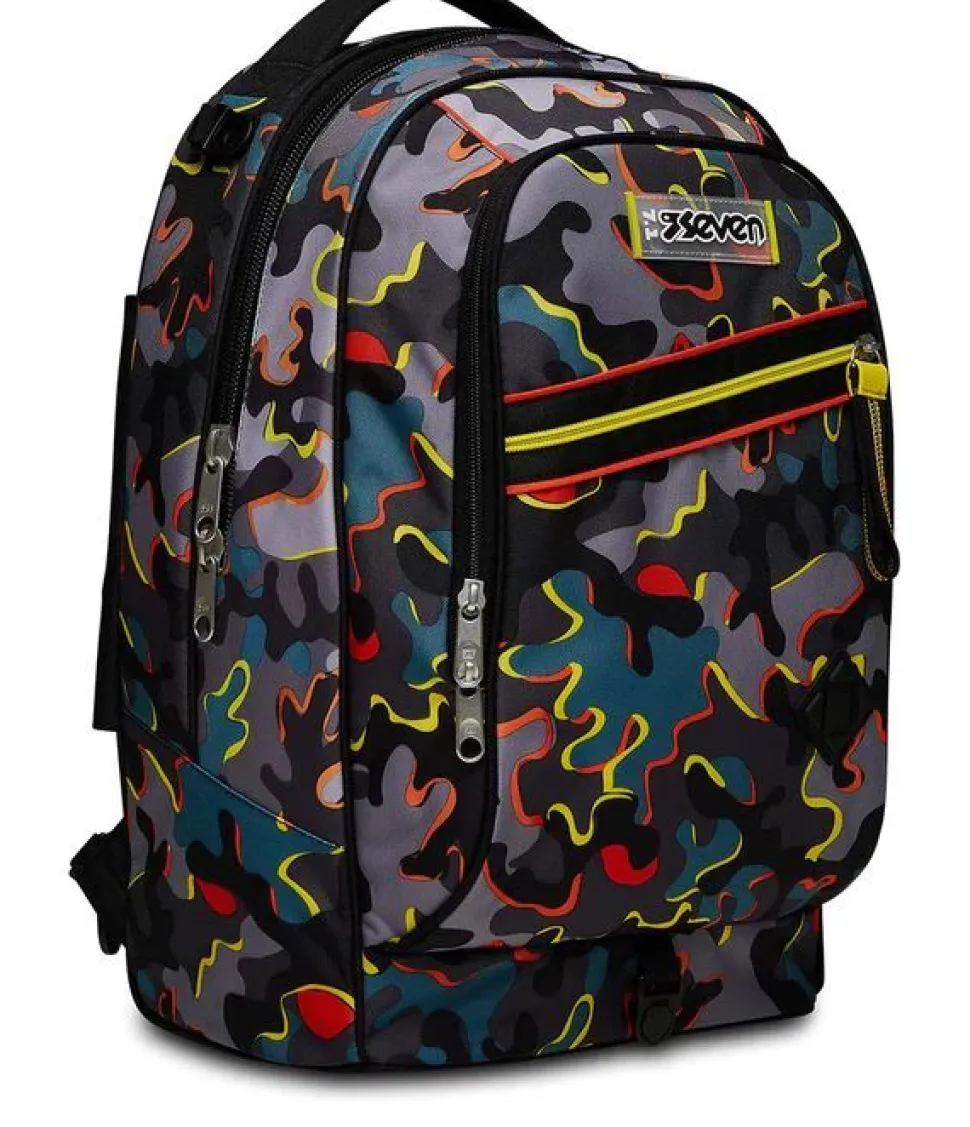 Trolley scuola Seven Jack 2 ruote Dye On