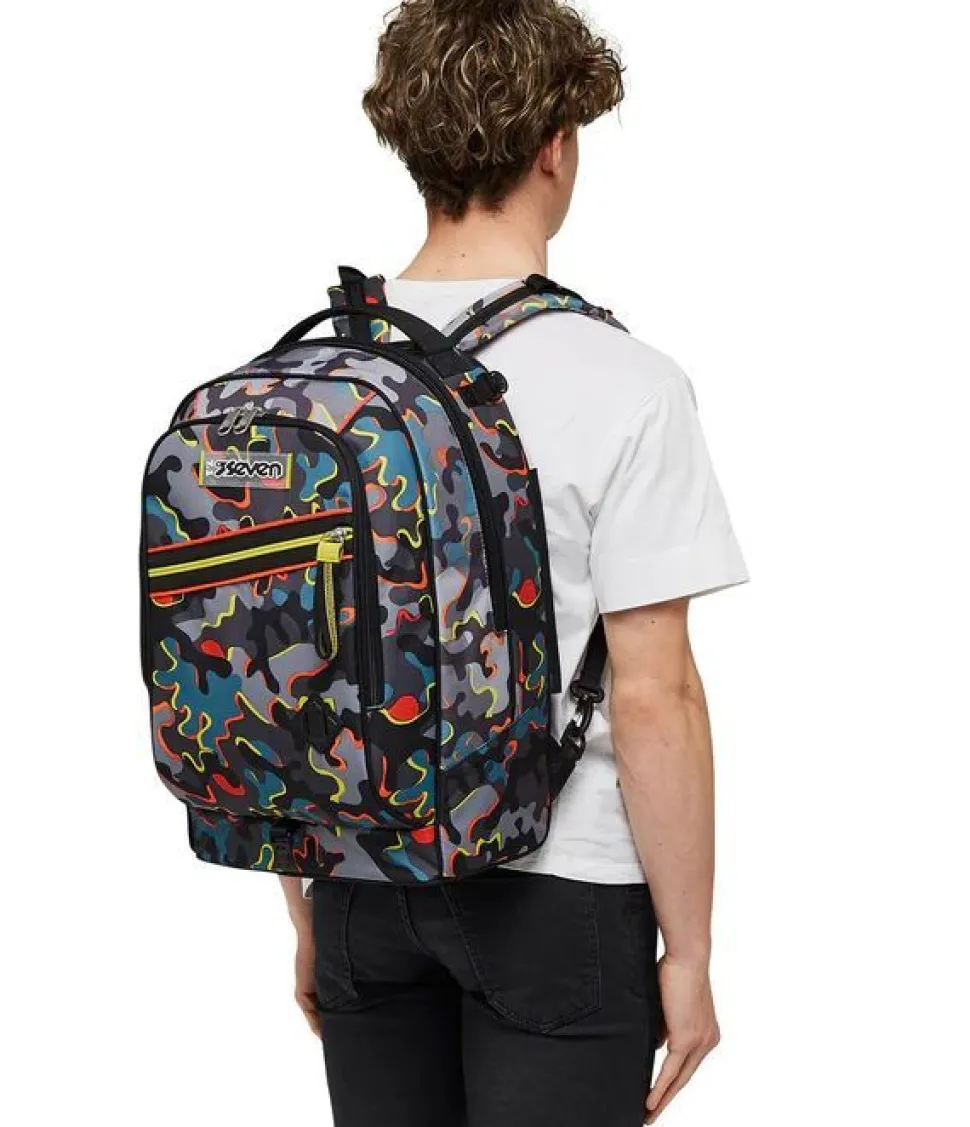 Trolley scuola Seven Jack 2 ruote Dye On