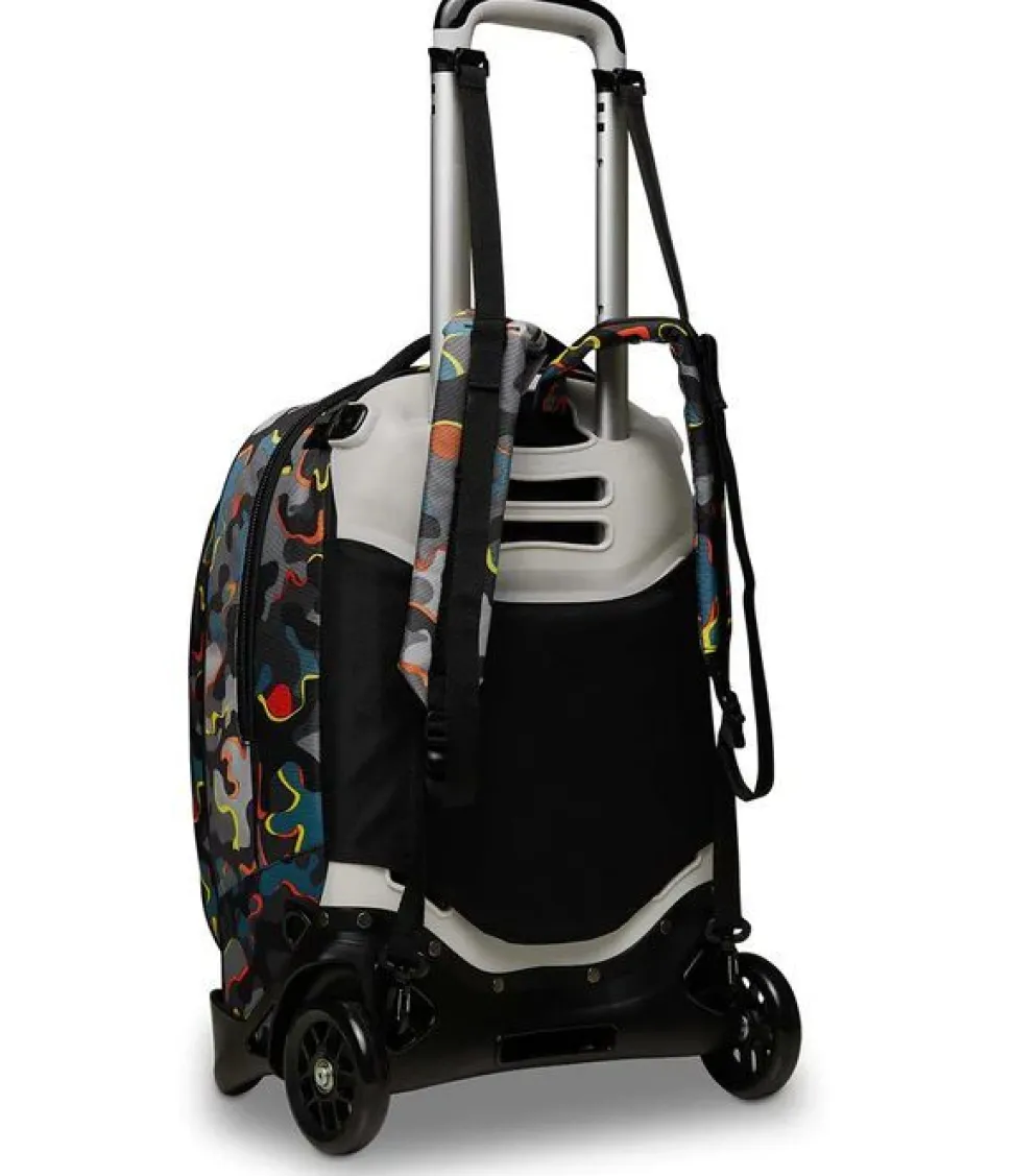 Trolley scuola Seven Jack 2 ruote Dye On