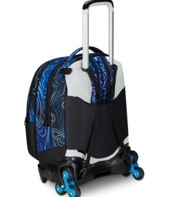 Trolley scuola Seven Jack 3 ruote Detach Mapset Boy