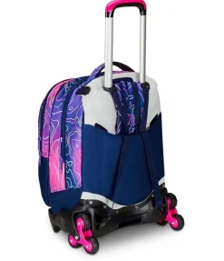 Trolley scuola Seven Jack 3 ruote Detach Mapset Girl
