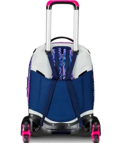 Trolley scuola Seven Jack 3 ruote Detach Mapset Girl