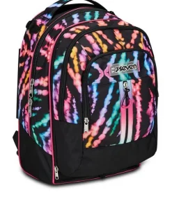 Trolley scuola Seven Jack 3 ruote Detach Multi-Shade Girl