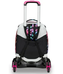 Trolley scuola Seven Jack 3 ruote Detach Multi-Shade Girl