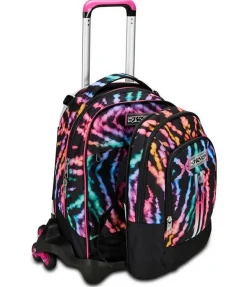 Trolley scuola Seven Jack 3 ruote Detach Multi-Shade Girl