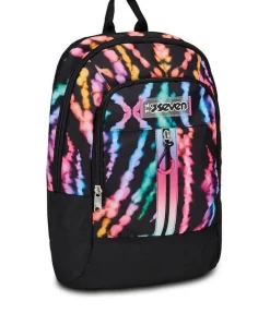 Trolley scuola Seven Jack 3 ruote Detach Multi-Shade Girl