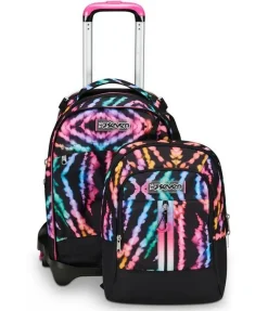Trolley scuola Seven Jack 3 ruote Detach Multi-Shade Girl
