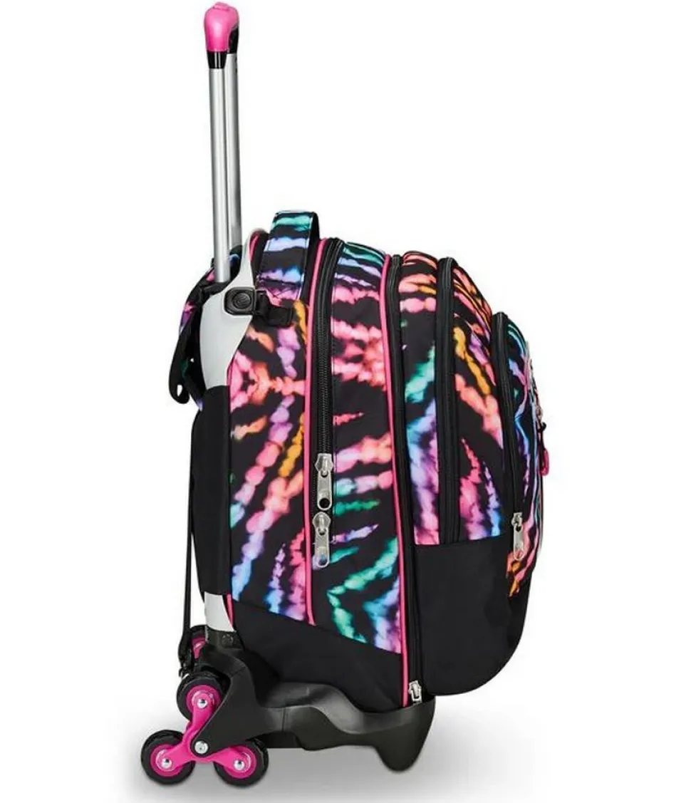 Trolley scuola Seven Jack 3 ruote Detach Multi-Shade Girl
