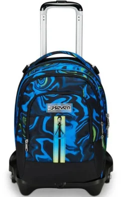 Trolley scuola Seven Jack 3 ruote Detach Multi-Shade Boy