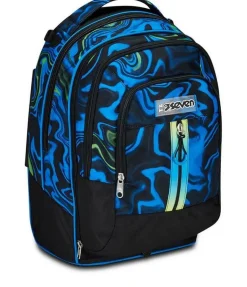 Trolley scuola Seven Jack 3 ruote Detach Multi-Shade Boy