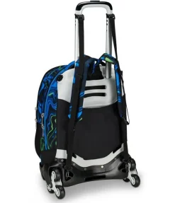 Trolley scuola Seven Jack 3 ruote Detach Multi-Shade Boy